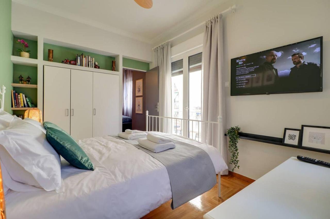 Victoria 5star / 5BR BigApt / Sauna / 2min to metro Atene Esterno foto
