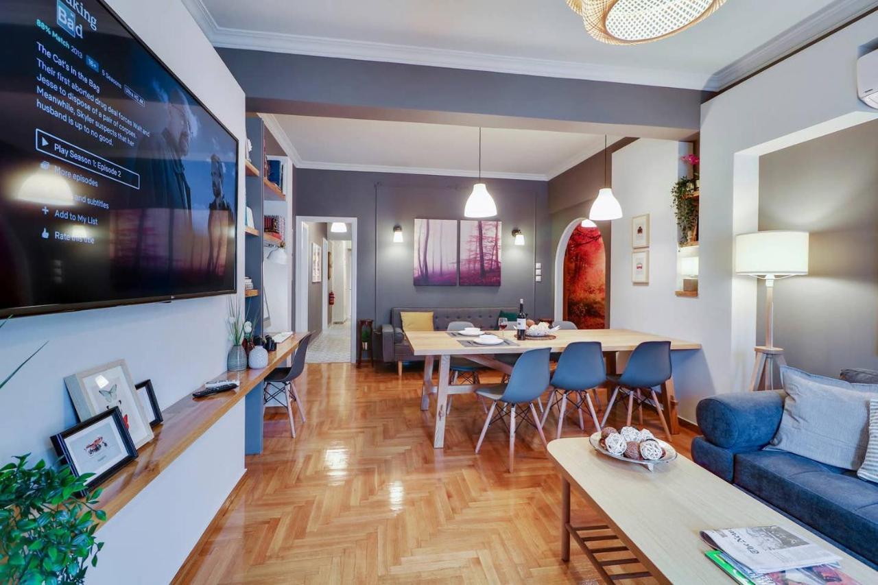 Victoria 5star / 5BR BigApt / Sauna / 2min to metro Atene Esterno foto