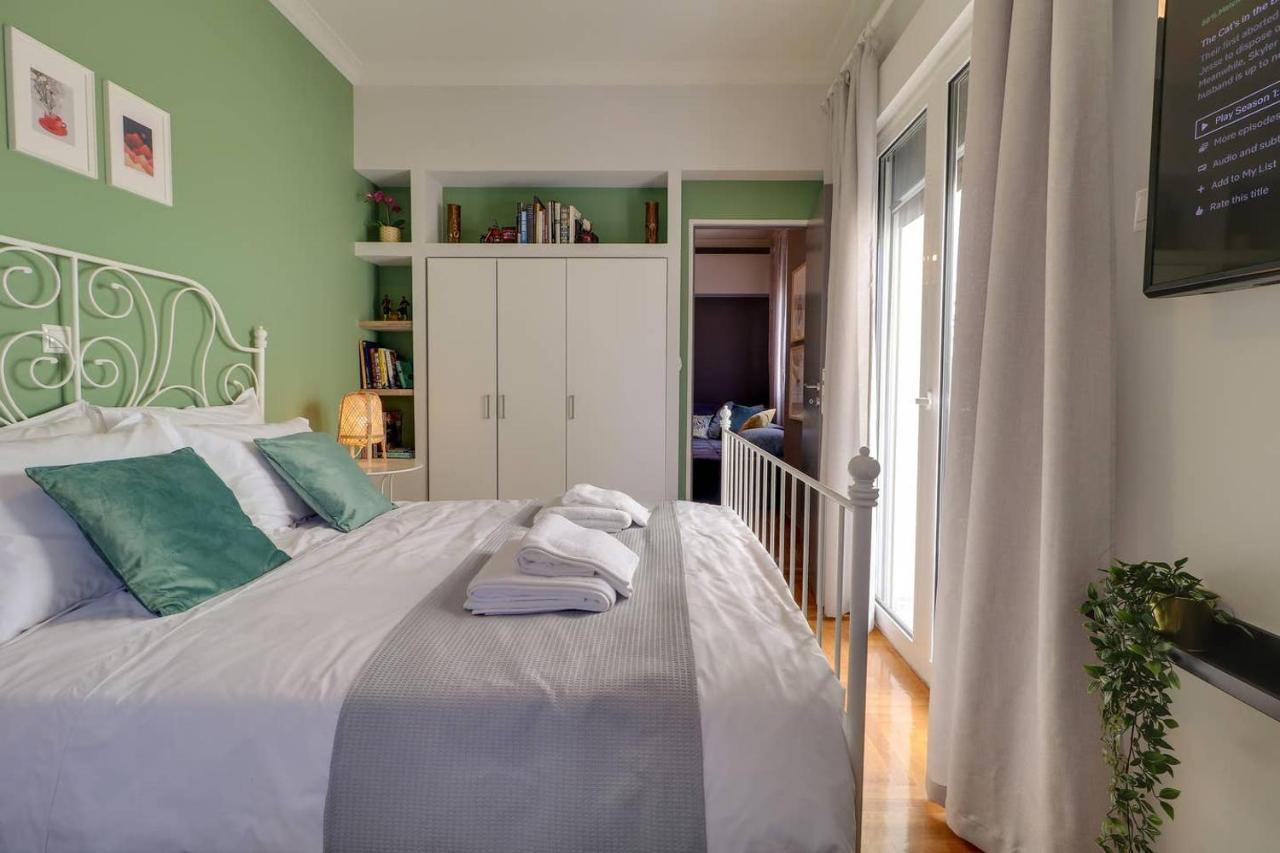 Victoria 5star / 5BR BigApt / Sauna / 2min to metro Atene Esterno foto