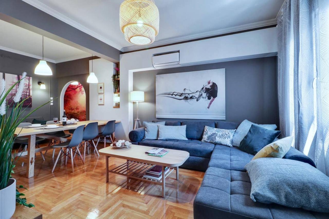 Victoria 5star / 5BR BigApt / Sauna / 2min to metro Atene Esterno foto