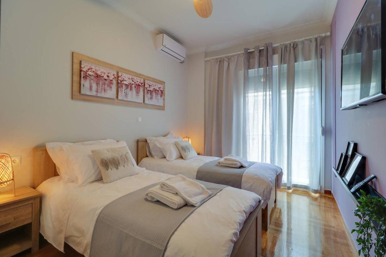 Victoria 5star / 5BR BigApt / Sauna / 2min to metro Atene Esterno foto